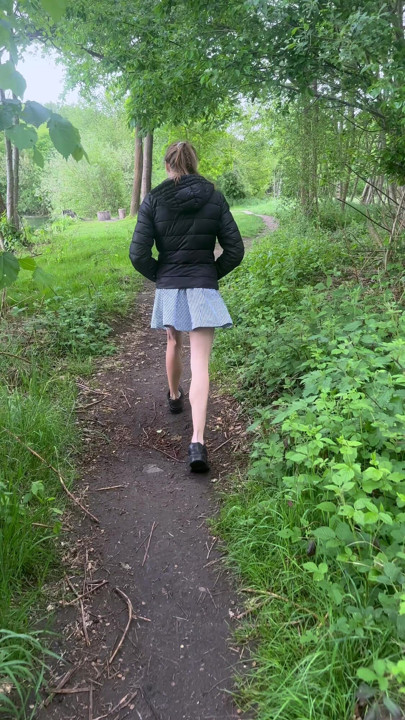 Outdoor young 18+ ready to rambazamba in the forest