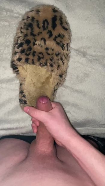 Fucking my leopard slippers