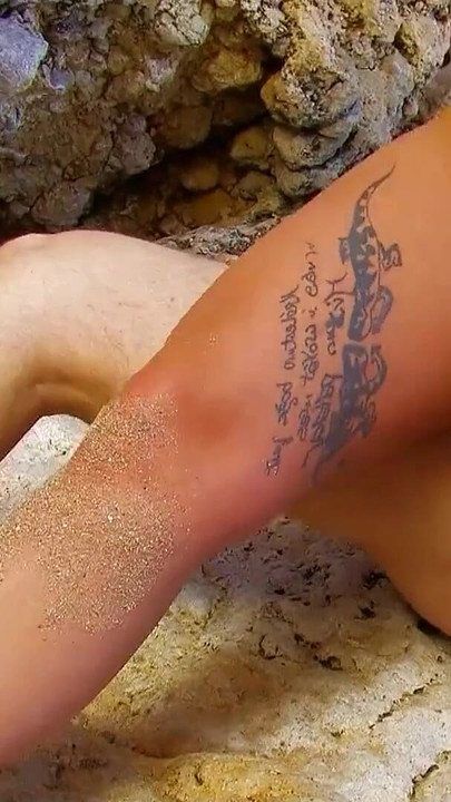Captivating moment from "BROWN WIFE LYNN HAS CHEATING ANAL BEACH SEX ON HOLIDAY TRIP"