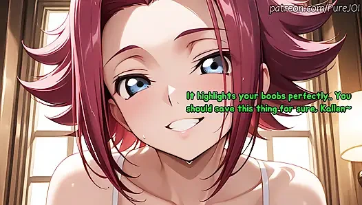 Kallen Kozuki prepared a special lingerie fashion show for you (JOI)