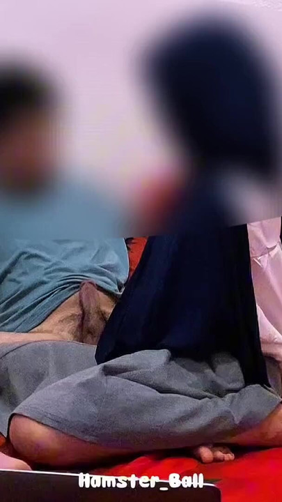 Hijab Girl College Handjob Dick While Doing College Assignment With Her Friend | Clip 1