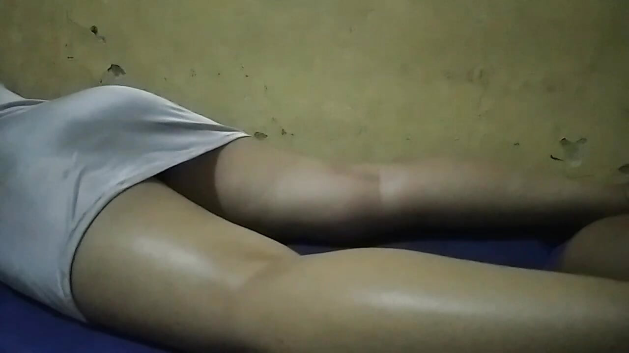 Massage young woman with beautiful body while her husband is away