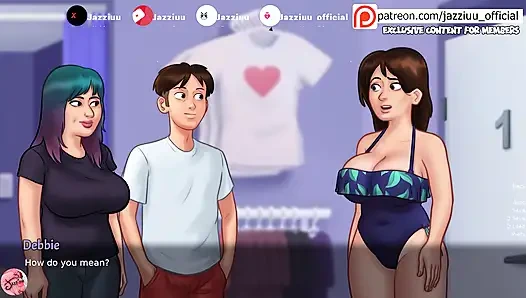 My STEPMOTHER's tits make me hard when I see her naked - 1 - Jazziuu