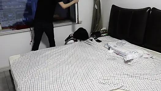 Black Ankle Socks and Bare Feet Versus White Ankle Socks, Along with Gags and Rope Restraints.