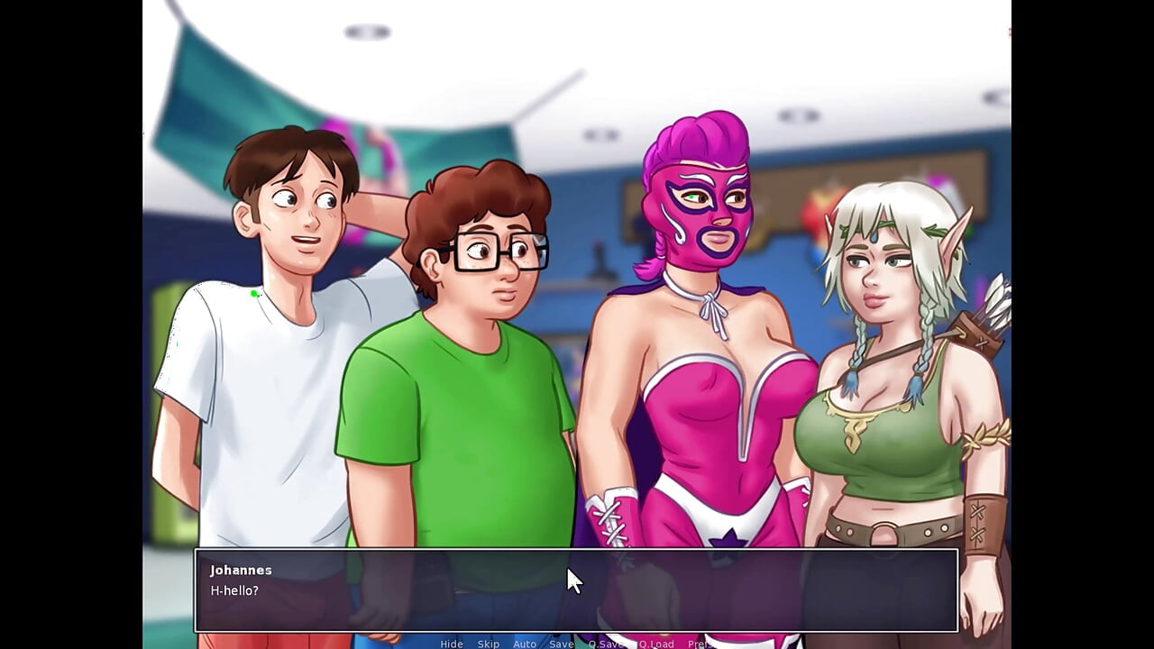 Summertime saga: the nurse gave me a handjob.