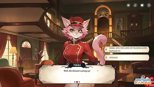 Hotel tales gameplay teil 3 – nikki helfen, die Koffer zu ordnen und griselda, die Jägerin zu baden