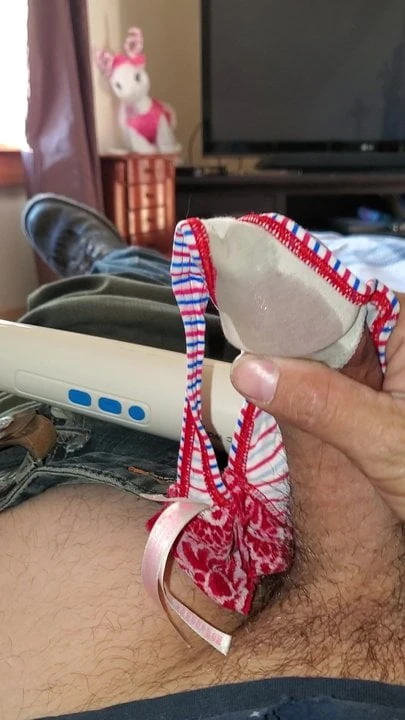 Wife's pantie's returned for her to wear