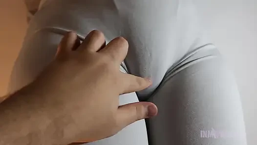 Compilation - Touching, squeezing and scratching my tight puffy pussy in leggings, shorts, spandex, suplex and yoga pants.