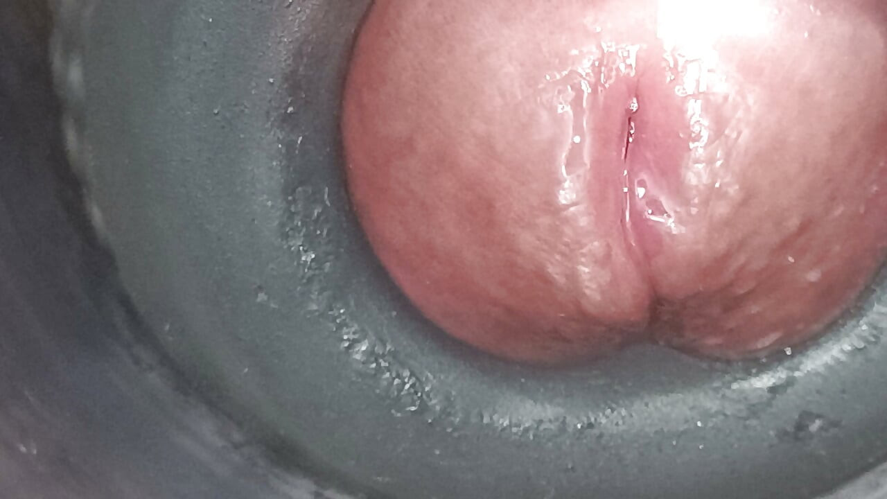Internal view: vulva twitching and ejaculating 6