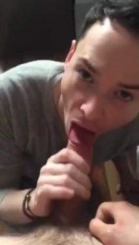 Hot guy swallows big load