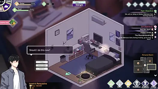 Happy student part 3! Washing machine sex!