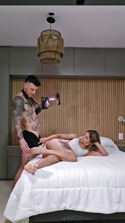 Behind the Scenes! Sex with My Husband, He Left My Pussy Dripping with Semen.