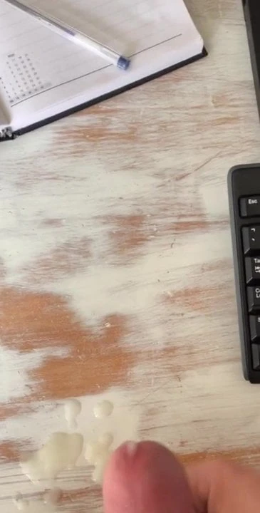 Cumming onto my table