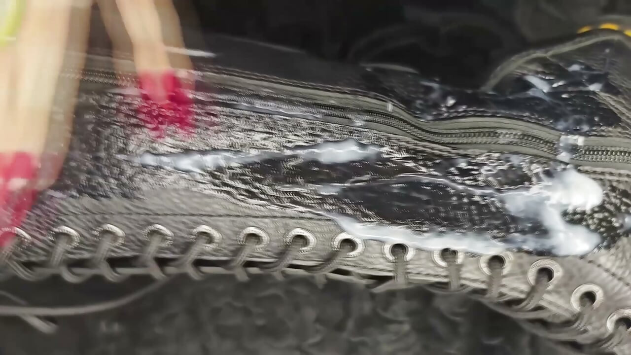 Footjob in Dr. Martens Boots