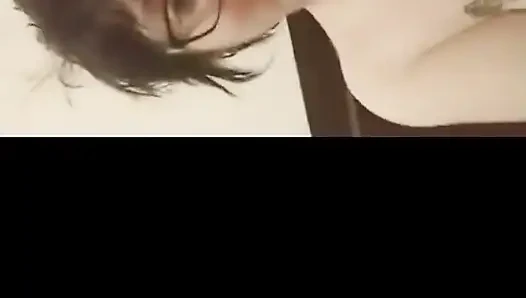 Double Amputee, Hairless, Masturbates with One Hand