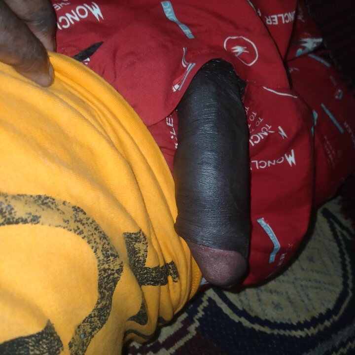 Black gay solo masturbate lying position part 2