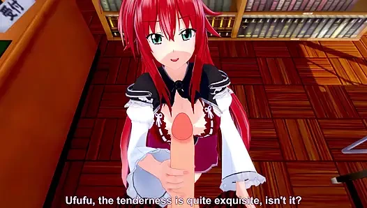 Seks rias gremory di perpustakaan - serial dxd ntr madness