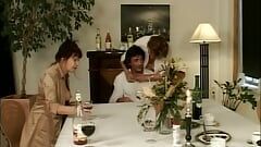 Scandalous and horny German housewives over 50 shoot a threesome porn