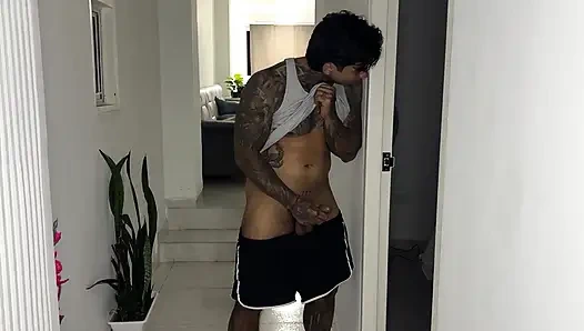 My stepbrother enters my room unannounced... We ended up fucking hard