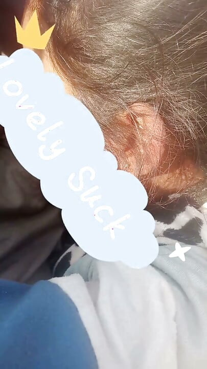Sucked His Sweet Girlfriend's Cock in the Woods, Drained All the Water