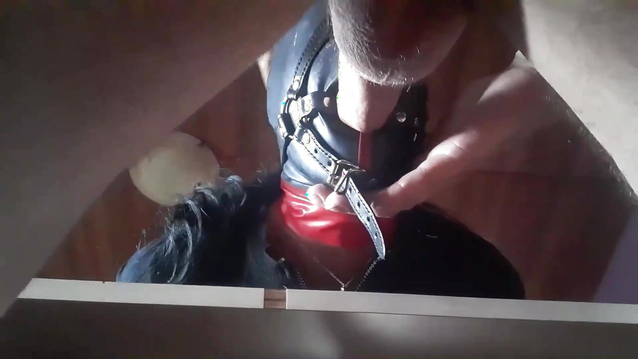 MILF Mouth-fucked with Ring Gag