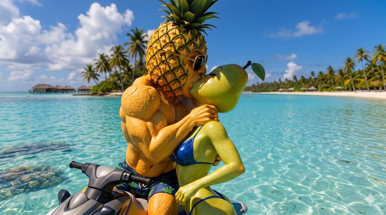 Episodio 4 - linda chica desastrosa y dulce hombre de aguacate compartiendo suaves momentos tropicales con ia hentai