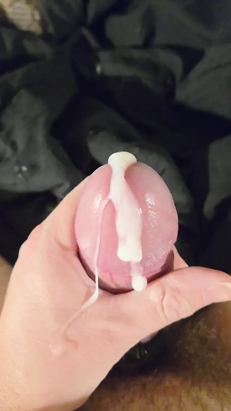 I blast out a thick load of creamy cum!