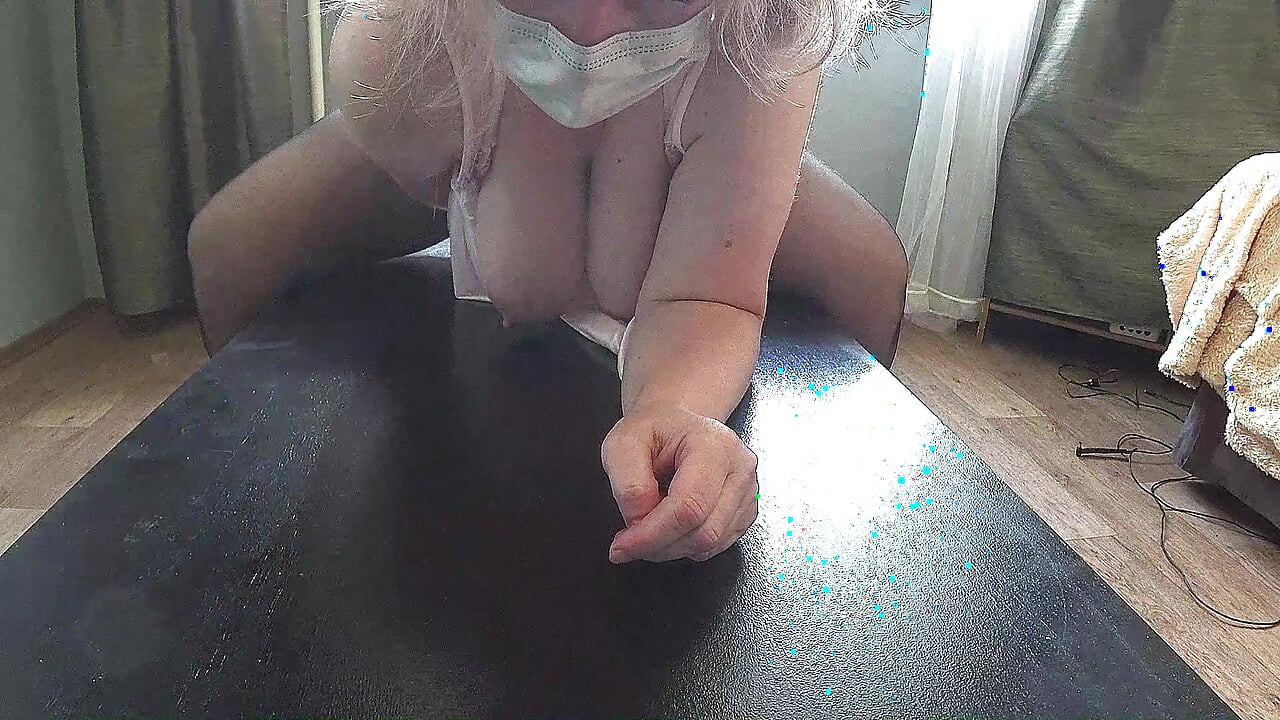 Mature Wife with Big Boobs Behind the Scenes. Saggy Tits.