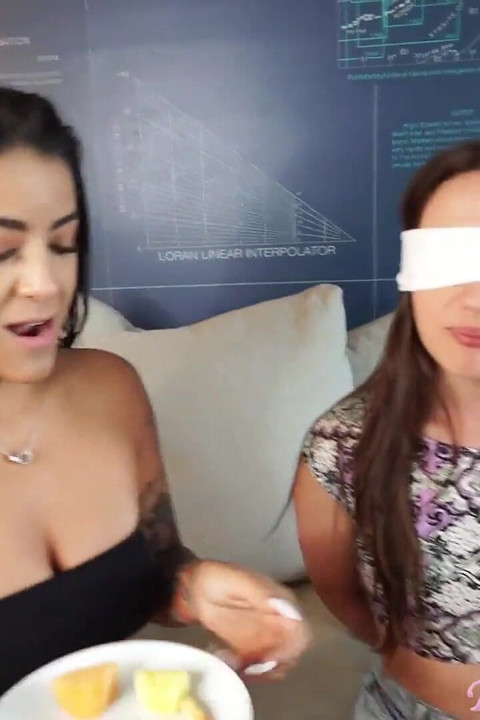 Sensual Sweaty Feet Licking with Latina Mia Martinez and Ashlynn Taylor