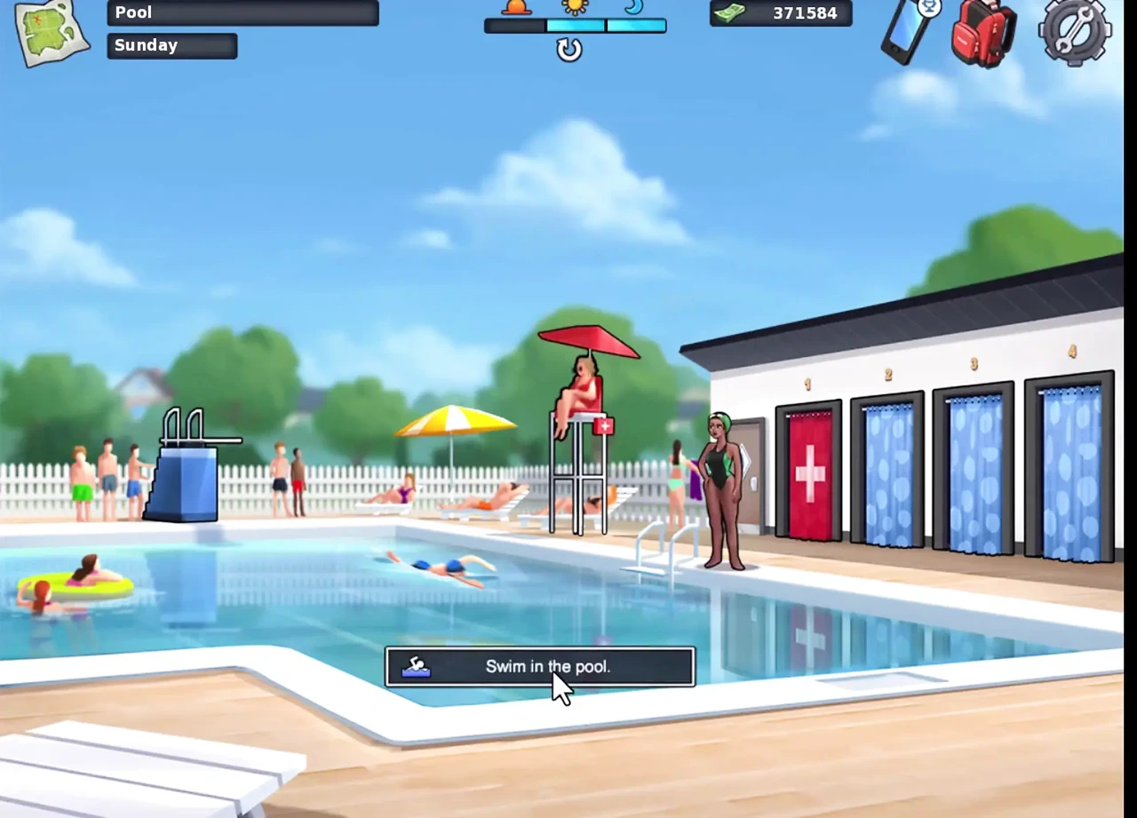 Summertime saga – getting a blowjob