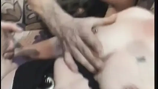 Horny older slut sucks dick while she gets her pussy filled with cock - older porn