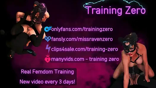 Training Zero - Zero Sees Our New House for the First Time! Femdom Slave Bondage Bitchsuit Tour