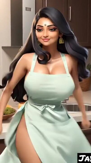 Emotivni trenutak iz "Indijke smiješne kuhinje (Ai model)"