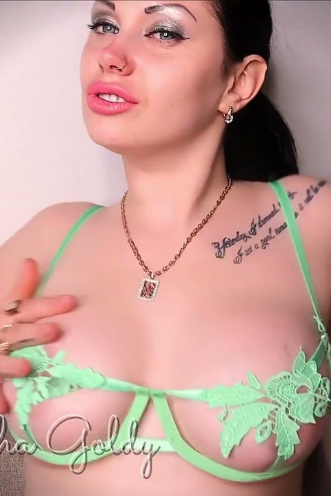 Close eye contact & lips & tits & Joi
