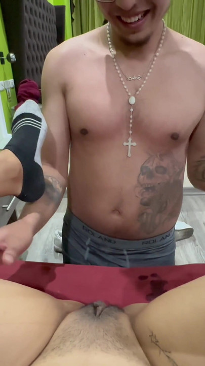 Jaw-dropping moment from "I fuck my girlfriend in a hotel room"