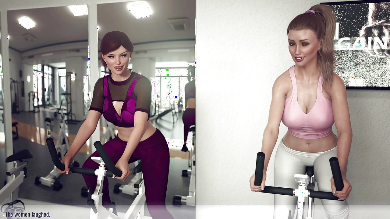 Envie de grosse noire à la salle de sport de Vicky