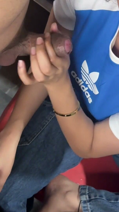 Blowjob queen with cum in mouth | Clip 2