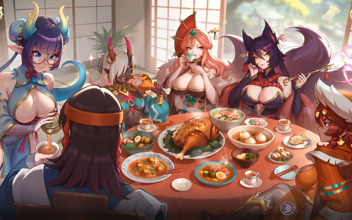 Ep9: Tea Ceremony with the Chosen 5 - a Royal Gathering in the Imperial Harem - Harem Fantasy