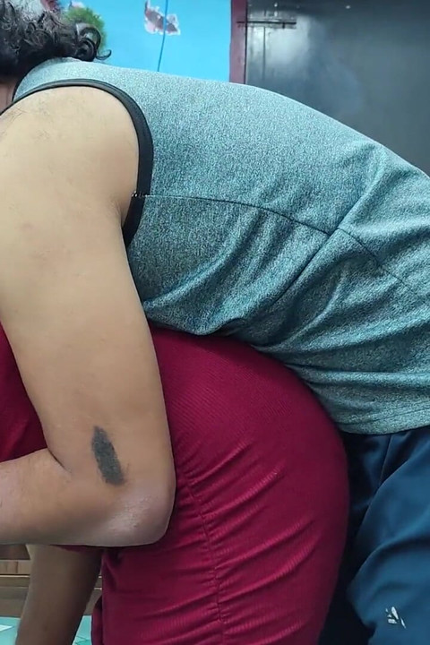 Hot Romance with Ass Kiss and Thighs Lick