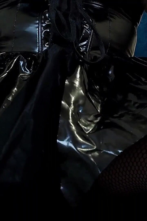 PAWG MILF Rides 4 BBC Dildos - Huge Dildo Ride in Latex Dress