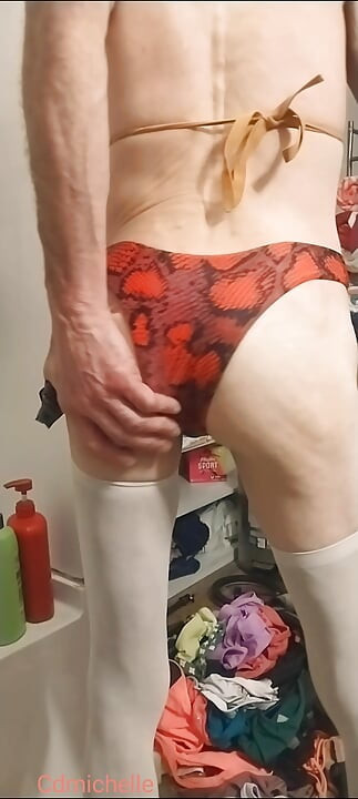 Cdmichelle Trying on Many Different Swimsuit