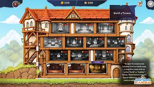 EP1: симулятор секс-гильдии, геймплей