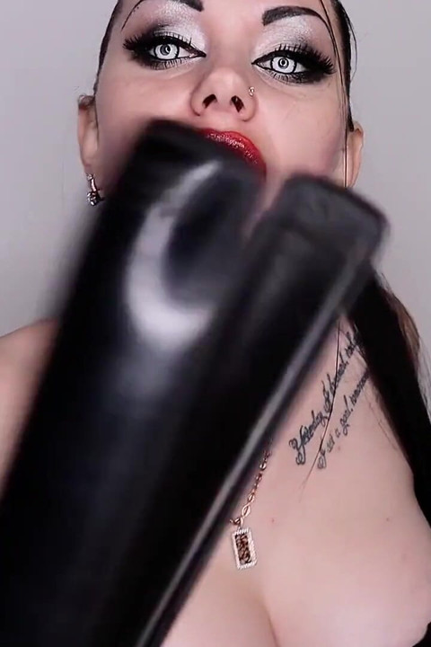 Eat your sperm or I will make your cock grill