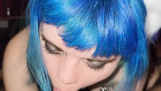 Neko girl sucks everything