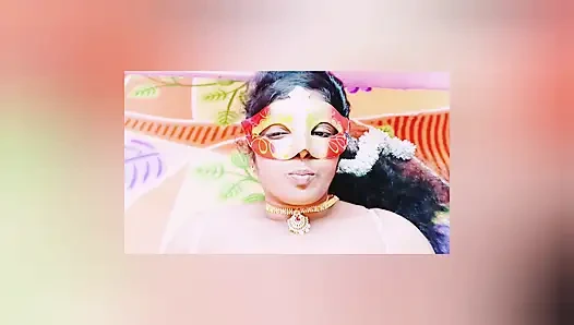 Hintli sari ev hanımı kocasını swamiji ile sikiyor Telugu edepsizce konuşuyor.