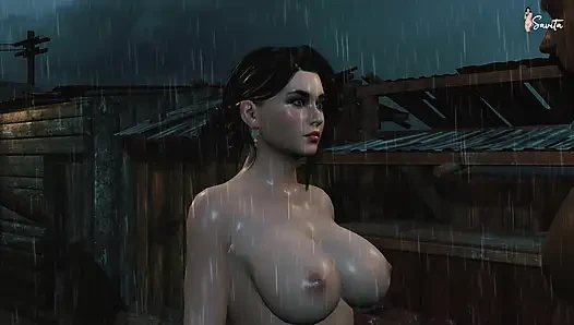 Meena Janda Desi Seksi Disetubuhi Oleh Tetangganya Saat Hujan