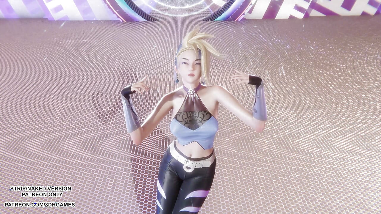 MMD  Aespa - Drama - Akali Sexy Kpop Dance League of Legends Hentai Uncensored 4K 60FPS