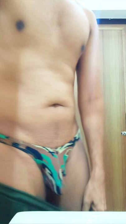 Desi young indian villager boy enjoyed lingerie then did mastrubation