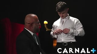 MasonicBoys - Cute twink Grant Ducati barebacked by hung suited DILFs