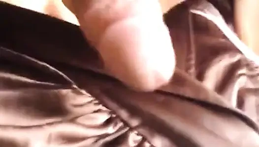 French whore clothed-sex in nightie and lingerie, heels & fishnet, blowjob, rimjob